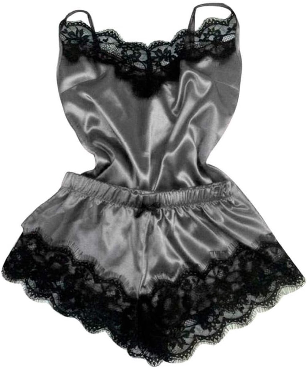 Dames Sexy Lingerie Losse Jurk Mouwloze Nachtjapon Nachtkleding Costumes-A_L