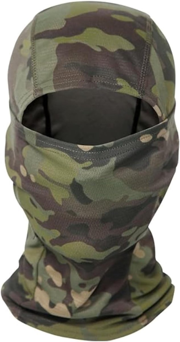Tactische bivakmuts, camo-gezichtsmasker, bivakmuts, bivakmuts, heren, camouflage, gezichtsbedekking, skimasker, bivakmuts voor outdoorsporten, hardlopen, motorfiets