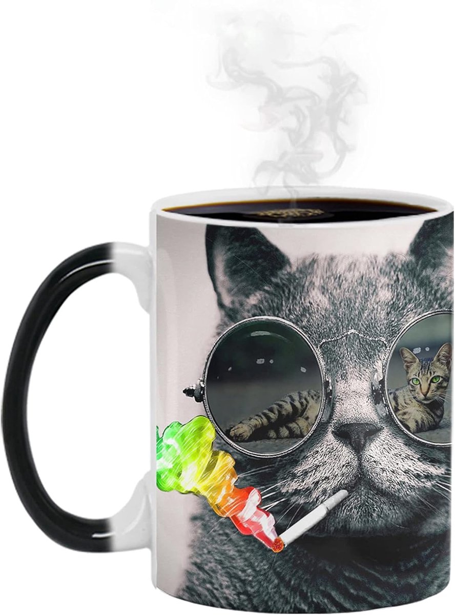 Mokken mok 12oz warmte reactieve kleur veranderende keramische koffiemok perfecte cadeau optie