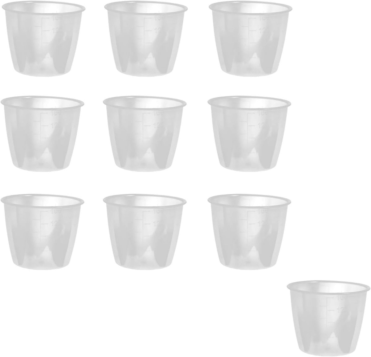 Maatbekers, rijstkokermaatbeker, transparante rijstmaatbeker van kunststof, keukenmaatbeker, maatbeker voor rijstkoker, 160 ml