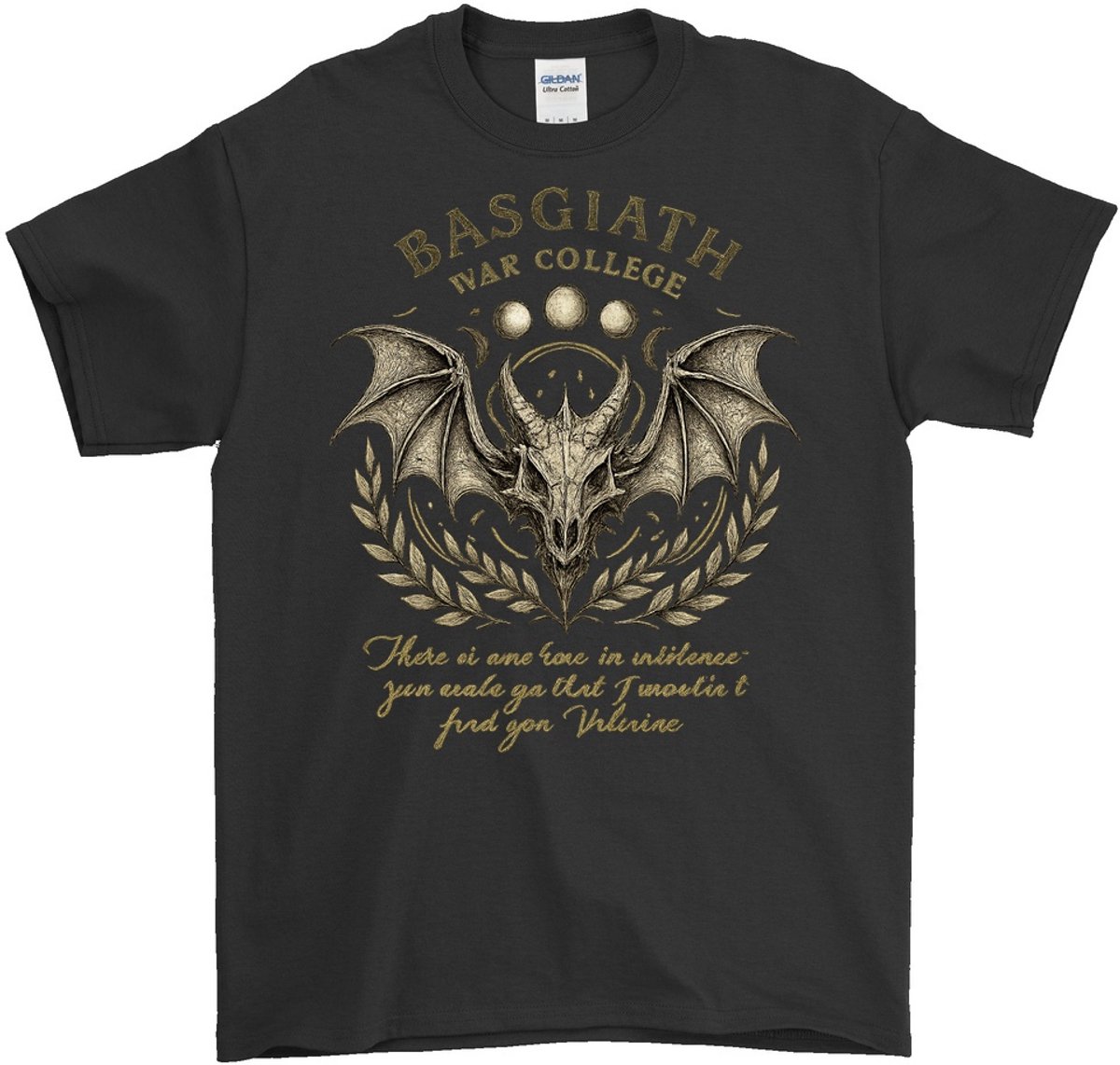 Basgiath Shirt – There is nowhere in existence you could go that I wouldn’t find you, Velrene – Fantasy Outfit – Unisex T-Shirt voor Dames & Heren – Origineel Cadeau voor Boekliefhebbers