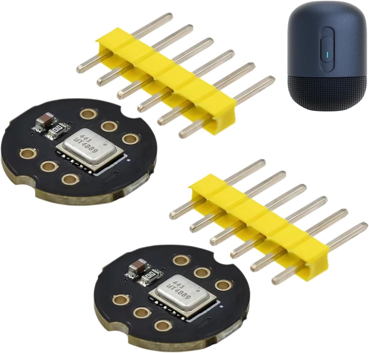 2 stuks INMP441 omnidirectionele microfoonmodule 24-bits I2S-interface, compatibel met ESP-32 Arduino, digitale - ShopVlot