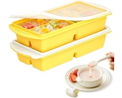 Souper Cubes Silicone Freezer Mould with Lid, 4 Holes, for Soup, Freezing, 250 ml Silicone Freezer, Soup, Freezer - ShopVlot