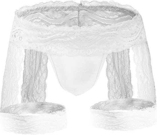 Rok voor heren, sexy Sissy rok, crossdressers, ondergoed, transparante minirok, cosplay kleding — afbeelding 4