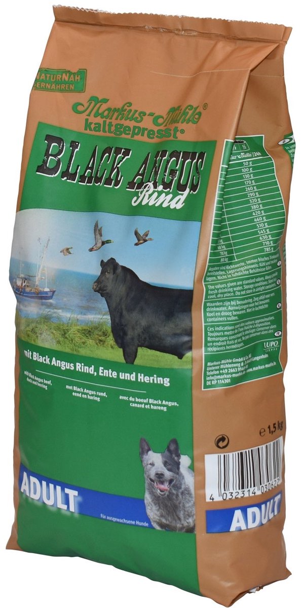 Markus-Mühle Black Angus - Adult - 1,5 kg