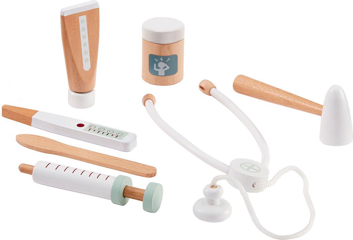 Kids Concept - Dokterskoffer - Speelkoffertjes - Mosterdgeel — afbeelding 6