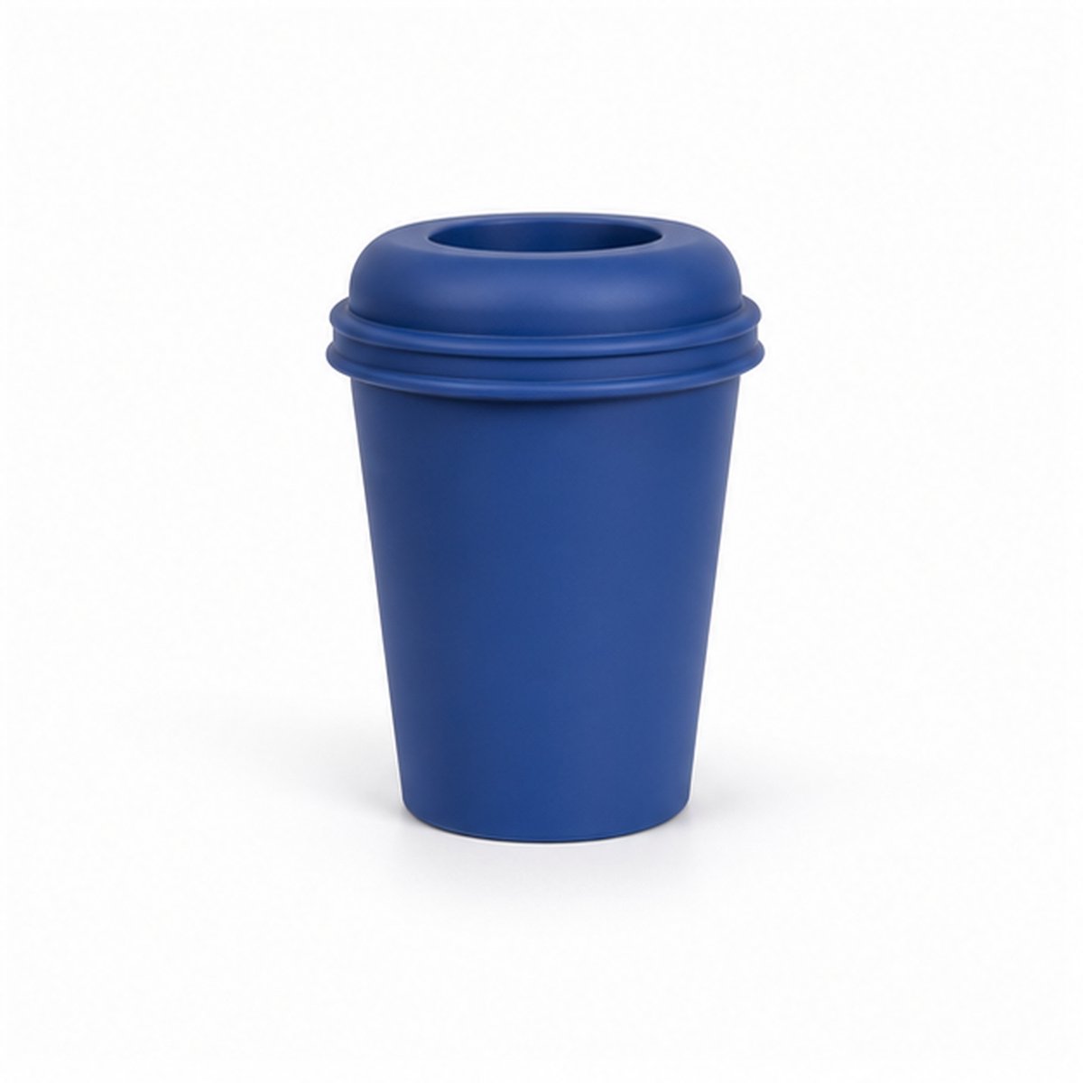 Fiastra vaas in koffiebekervorm - Koningsblauw