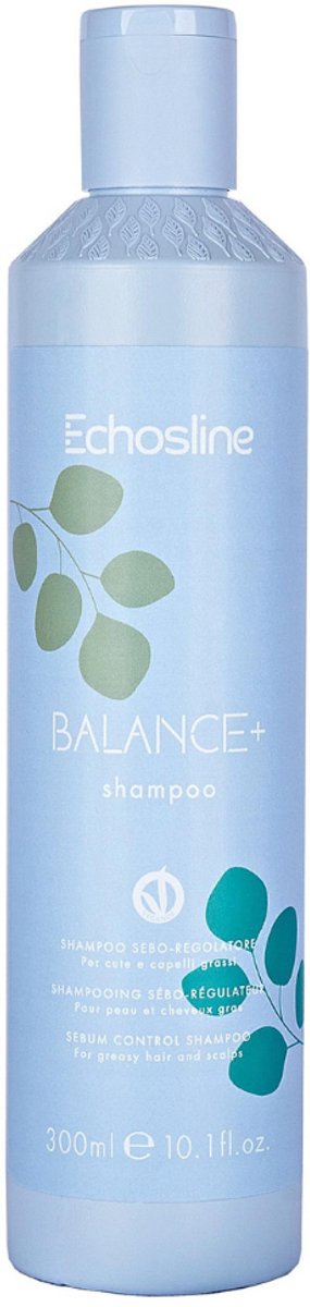 Echosline Balance Plus Shampoo - Professionele Shampoo - Talgregulerend - Tegen Roos - Kalmerend Voor Gevoelige Hoofdhuid - Voor Vet Haar
