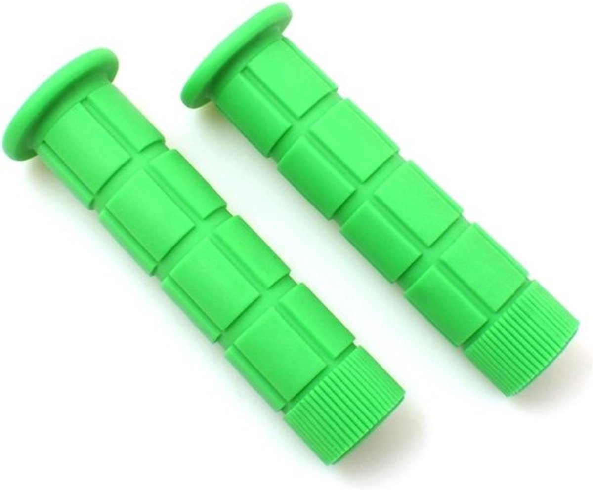 Fiets handgrepen - Stuur grips - Comfortabel fietsen - Ergonomisch ontwerp - 125 mm lengte - Groen