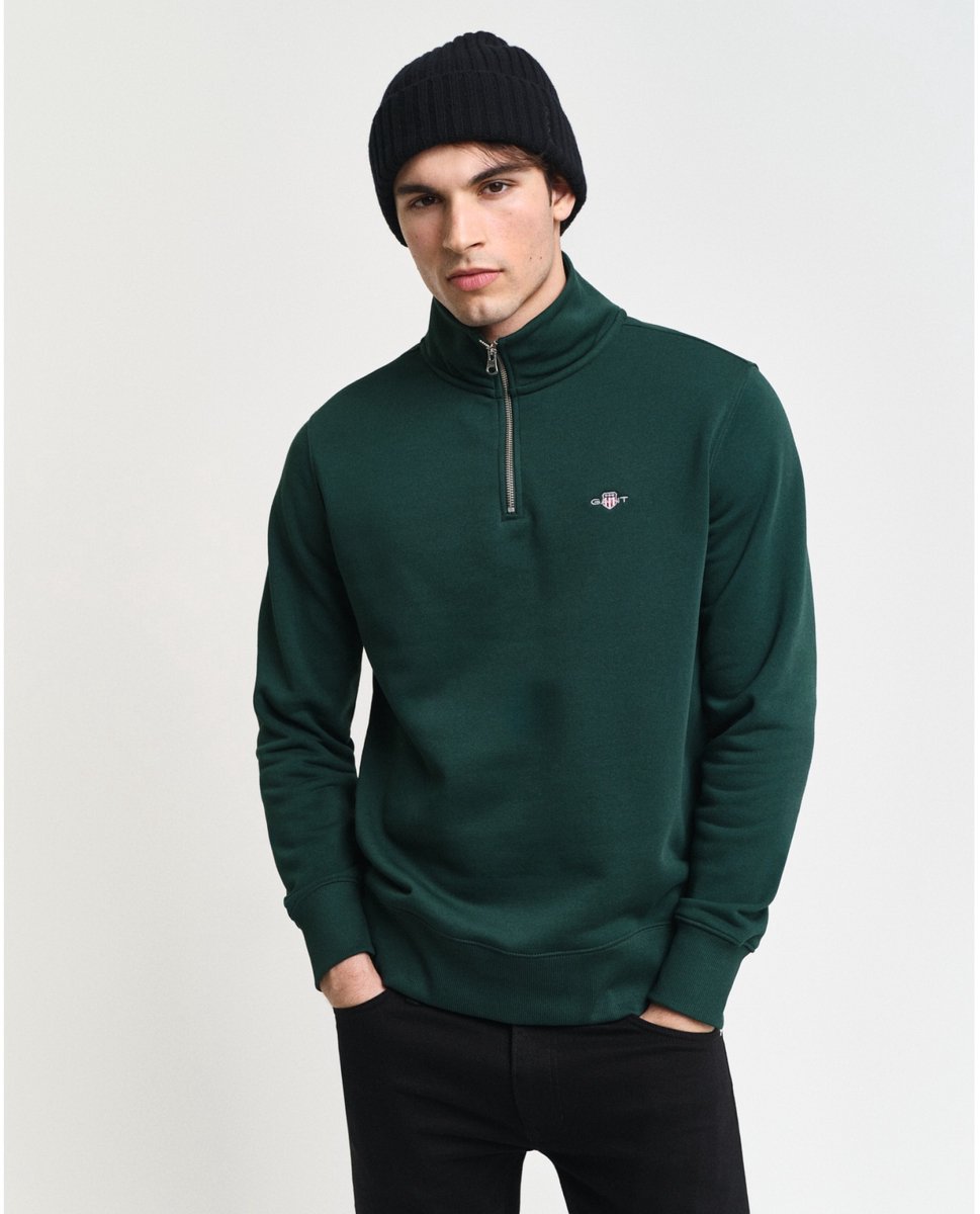 Gant Shield Half Zip Sweatshirt