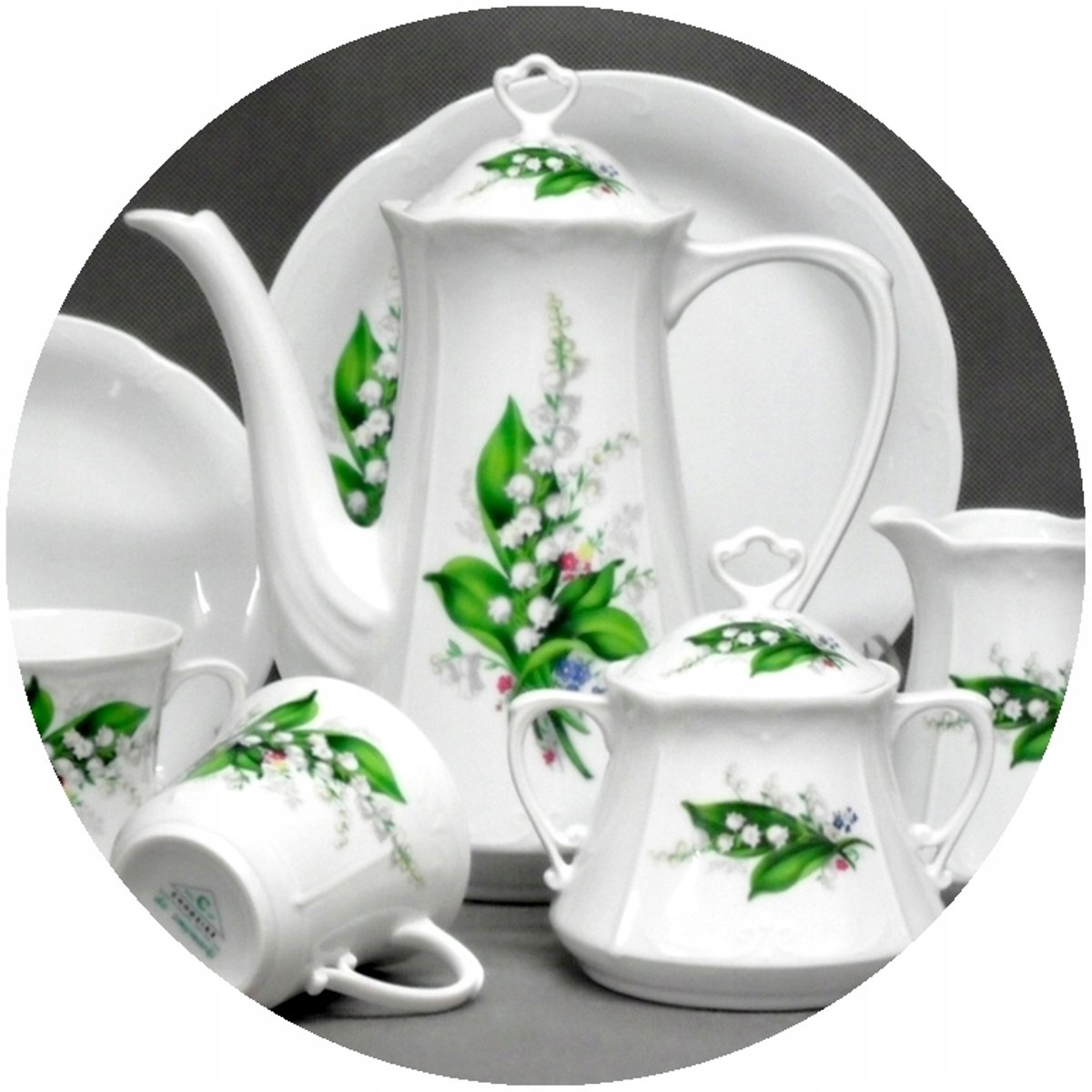 Malcer Kamelia Theepot 1.2L - Witte Porselein