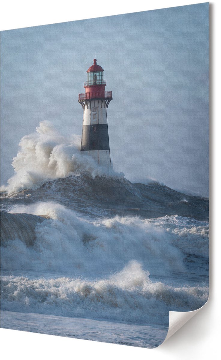 Coloray Polycanvas Poster - Groene Gelei, Fotografie - A2 - Groen Wanddecoratie - Rechthoek - Decoratieve poster - Woonkamer, Slaapkamer, Kantoor - Vintage