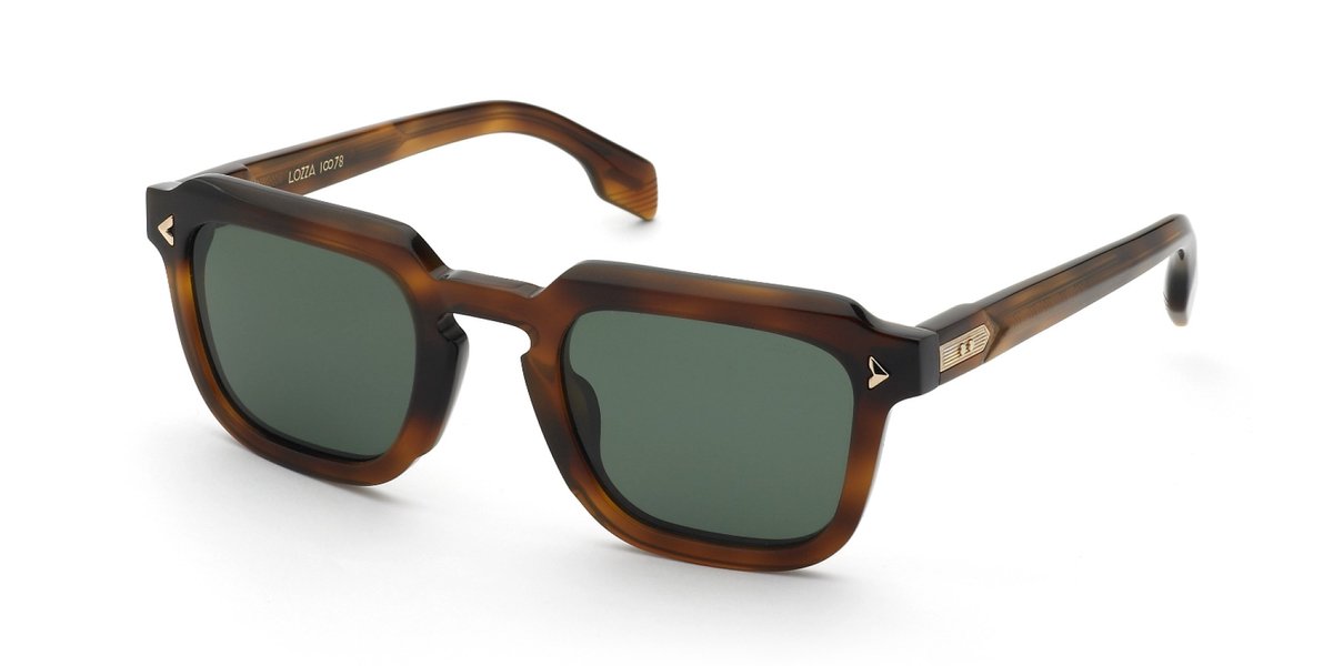 Lozza SL4379M Avana rosso scura lucida 52/26/150 MAN Zonnebrillen
