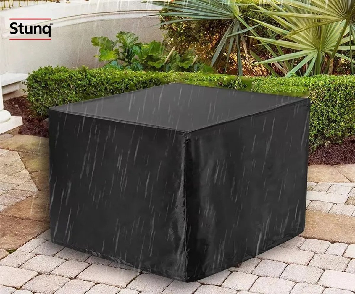 Stunq Tuinmeubelhoes 90x90x90 cm - Waterdicht en Weerbestendig Zwart