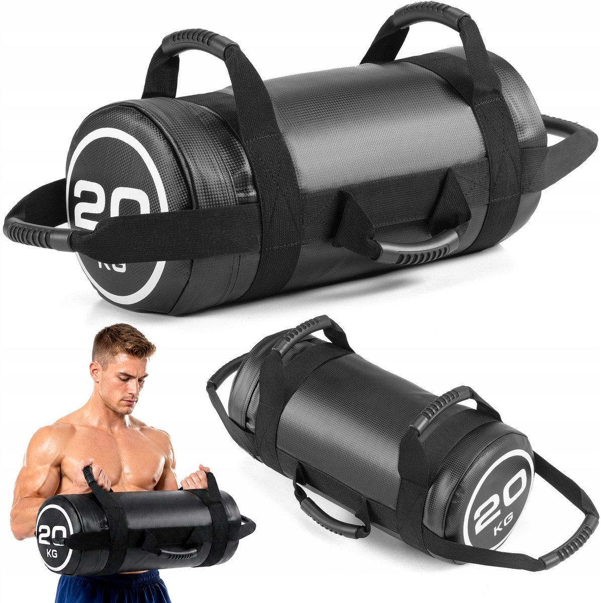 Powerbag Trainingszak met Gewicht 20kg - Functioneel en Duurzaam