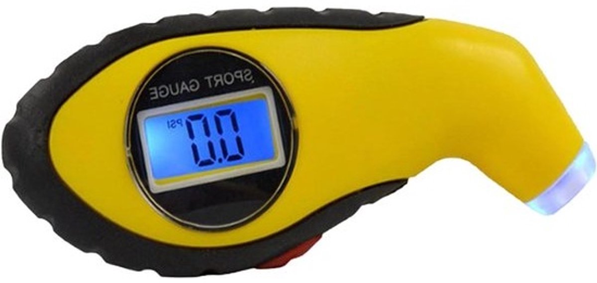 Bandenspanningsmeter Digitaal - Bandenmeter Lucht - Veilig Rijden - LCD Scherm Verlichting - 0-150 PSI - Uniek