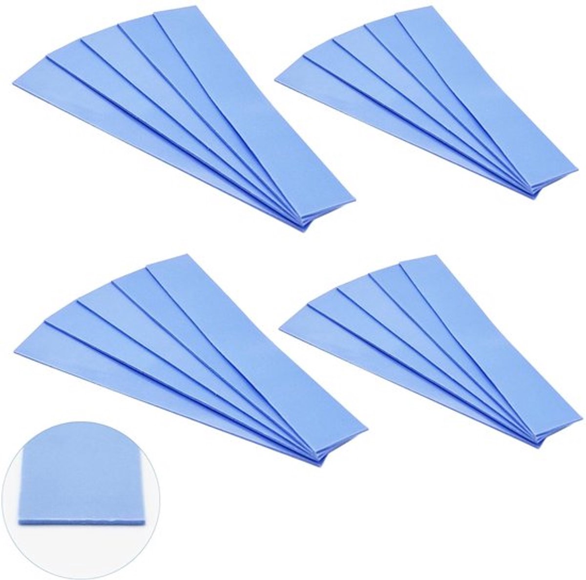 Allecto - Thermische pad - Siliconen warmtegeleidingskussen - 120 x 20 x 1 mm
