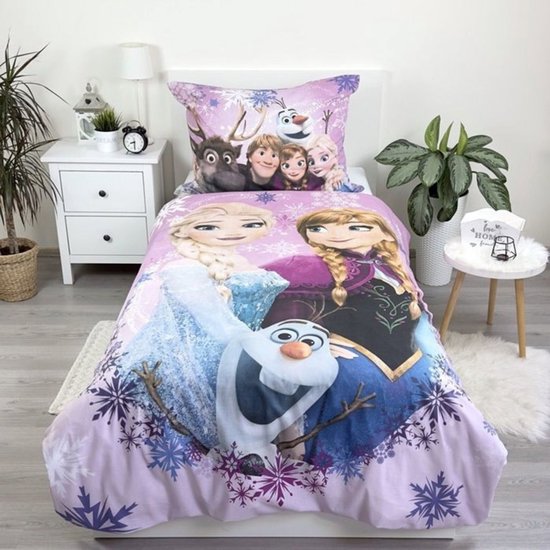 Frozen slaapkamerset; dekbedovertrek en hoeslaken — afbeelding 5