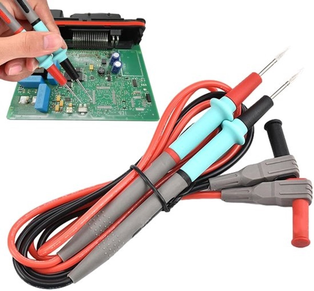 Multimeter Meetsnoeren - Testkabels - Elektrische Metingen - Hoge Temperatuur Bestendig - 1000V 20A