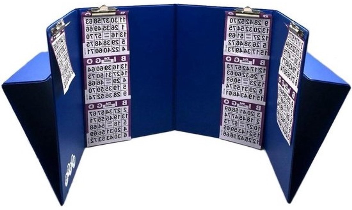 Opvouwbare Bingo Mat - Bingo Kaarthouder - Bingo Spelen - Houdt Meerdere Kaarten - 34 x 12 x 4 Inch