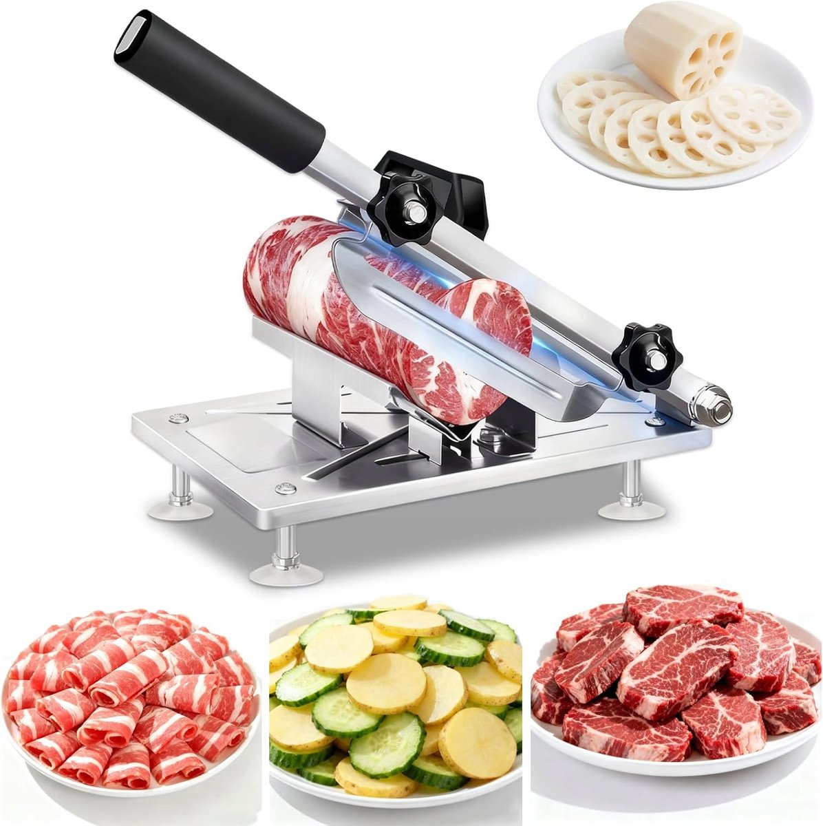 Handgemaakte Fleece Snijmachine RVS - Instelbare Dikte 0,3-8mm