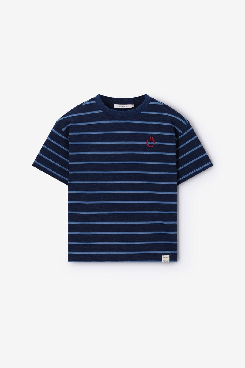 Sissy-Boy - Blauw gestreept T-shirt