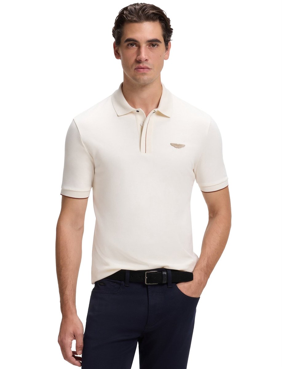 Hugo Boss poloshirt korte mouw beige