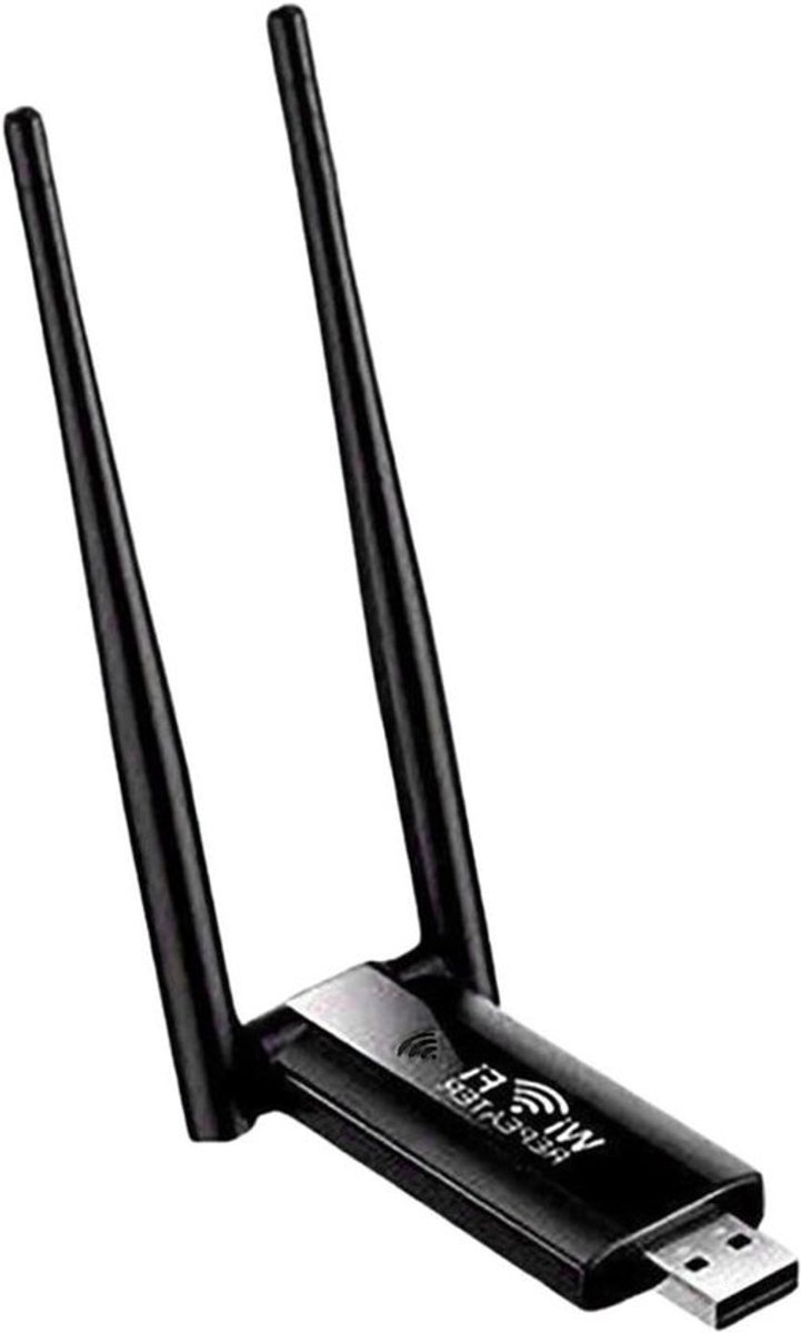 Wifi Extender - Signaalversterker Internet - Bereik Vergroten - Verwijdert Dode Zones - 12 x 6 x 3 cm - Zwart