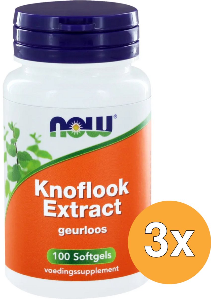 3x Now Knoflook extract (100 softgels)
