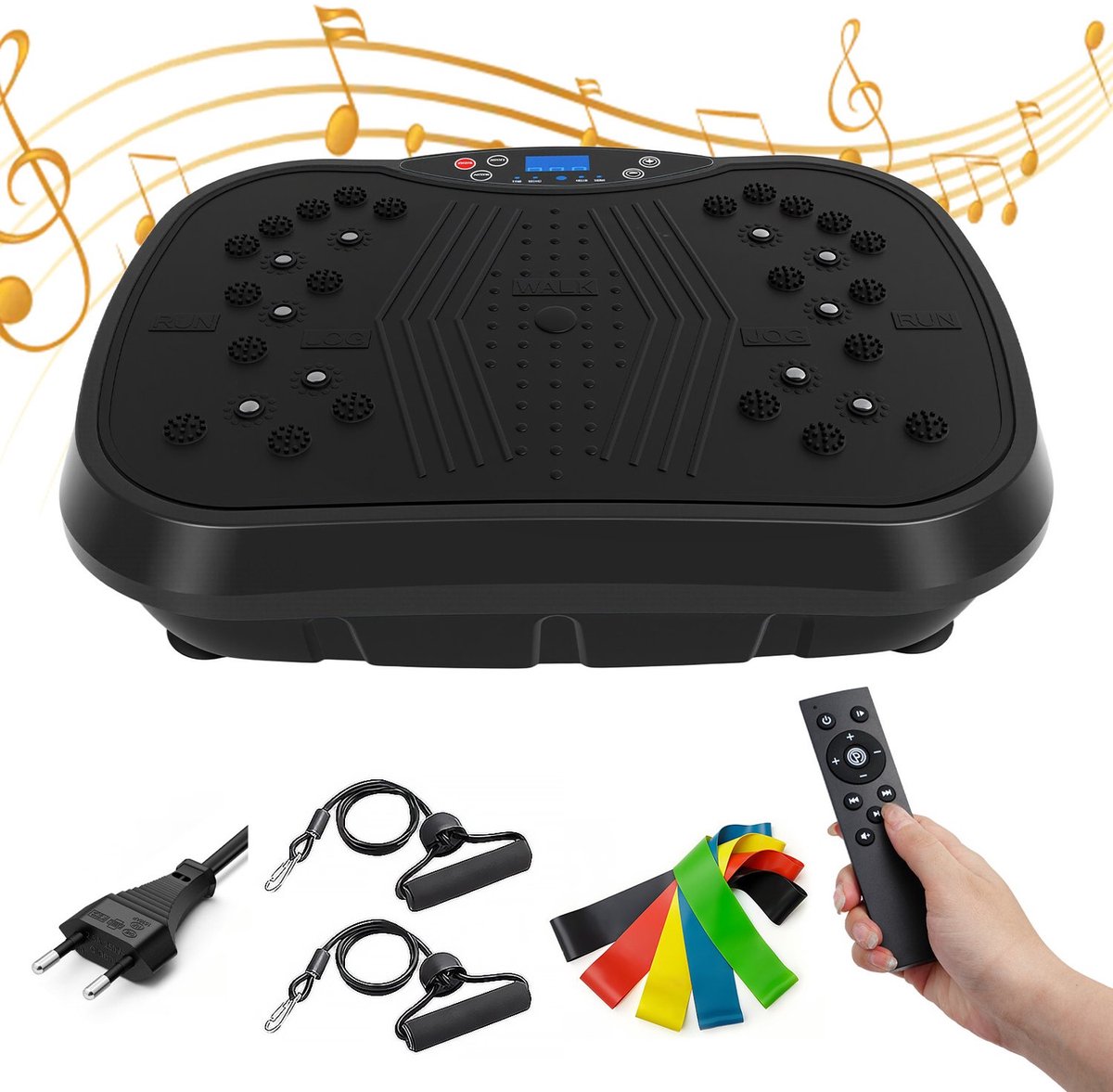 Currero Vibration Plate - Trilplaat Fitness - Vibratieplaat - Trilplaat - Fitnessapparaat - Bloedsomloop - Thuis Trainen