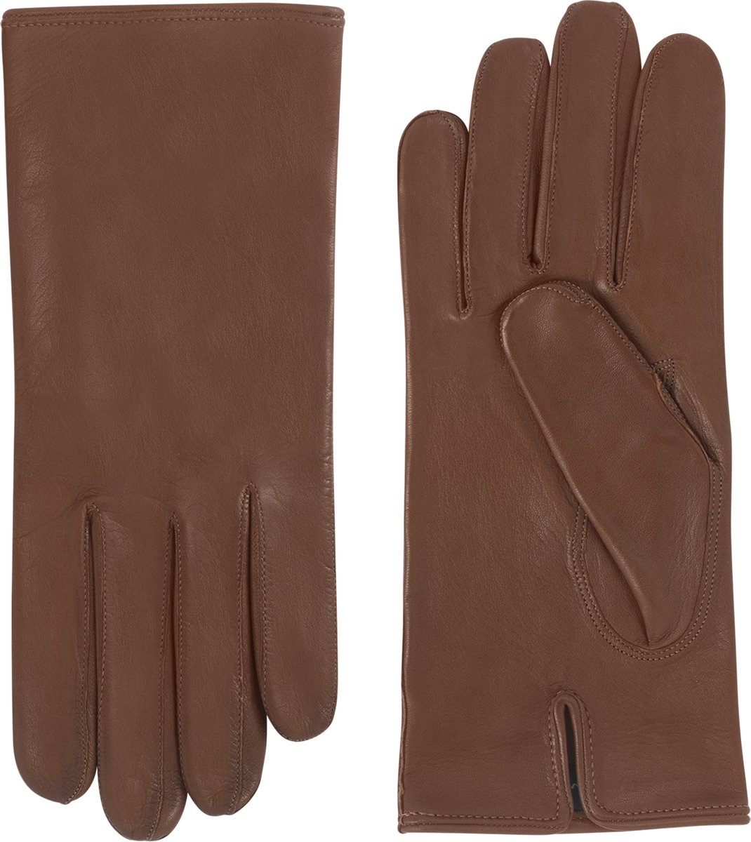 Laimböck Richmond - Ongevoerde hairsheepnappa leren handschoenen voor heren Kleur: Cognac, Maat: 8.5