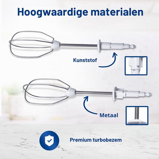 2x garde rechts links handmixer vervanging voor 659596 00659596 — afbeelding 3