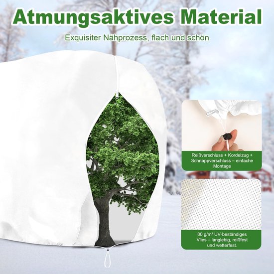 Winterbescherming voor planten, XXL, 250x360 cm — afbeelding 3