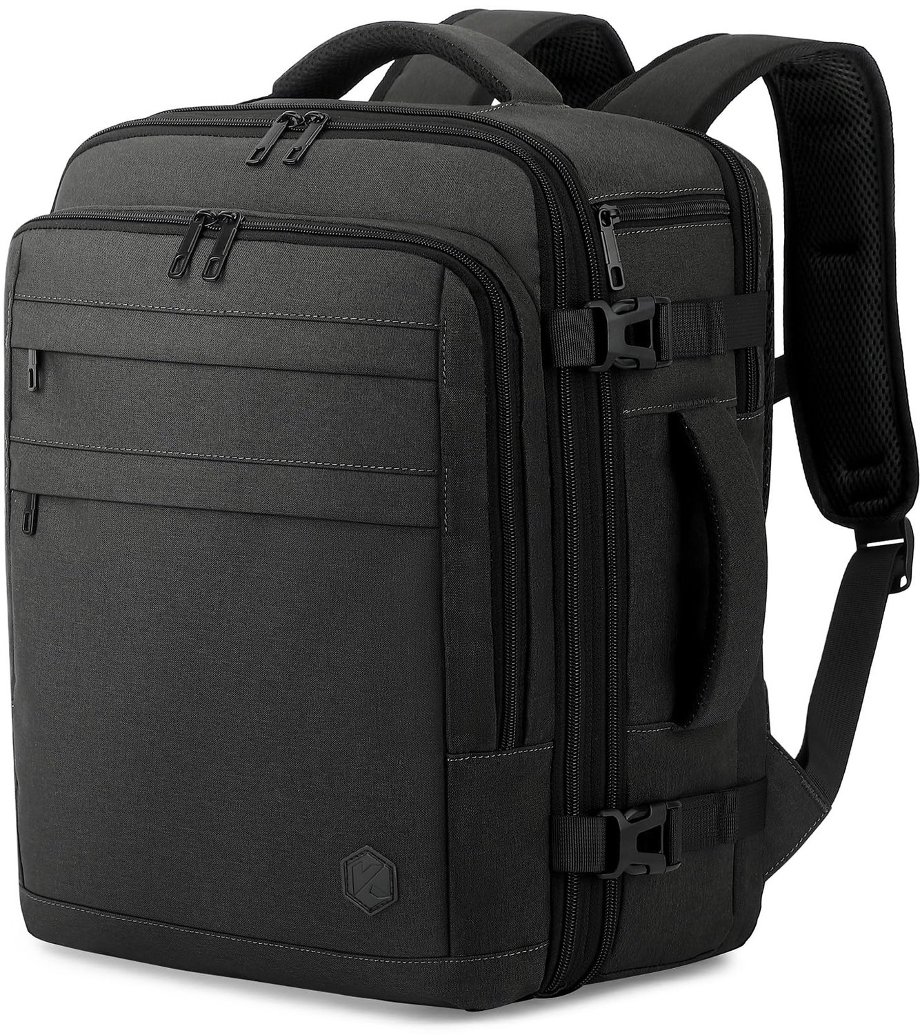 Uitbreidbare handbagage - Geschikt voor 15.6 inch laptop, donkergrijs