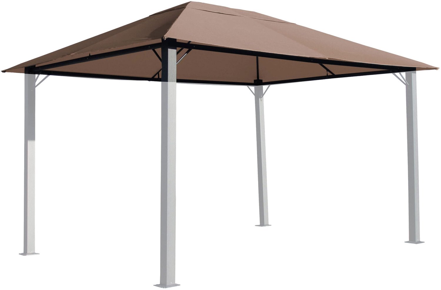 Vervangend Dak voor Paviljoen Paris 3x4m Taupe