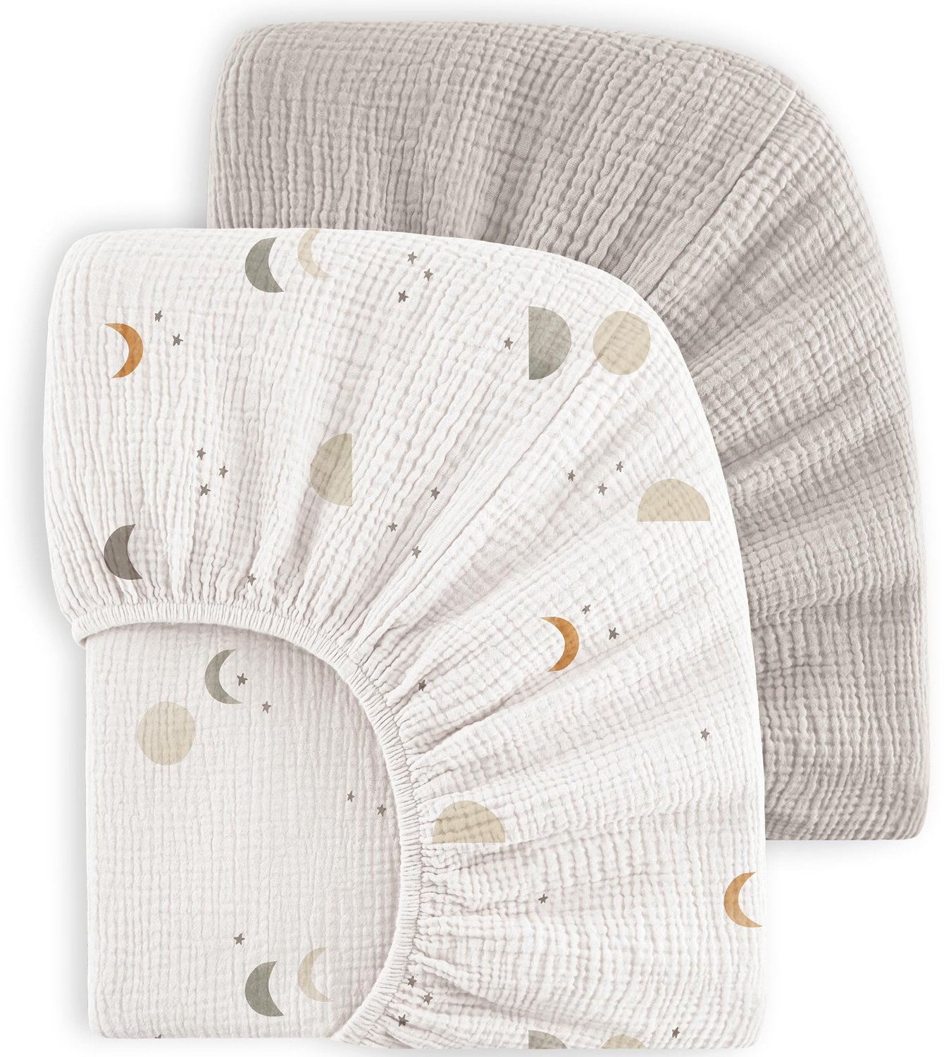 Set van 2 Fitted Sheets van 100% Katoen voor Kinderen