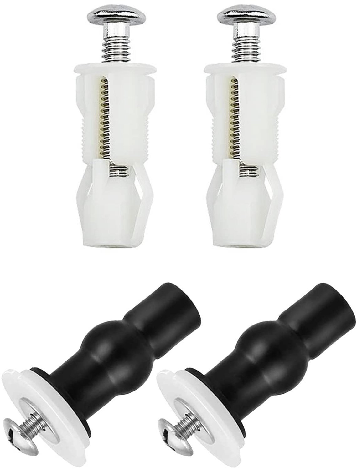 4 Stuks Toiletzitting Scharnieren en Schroeven