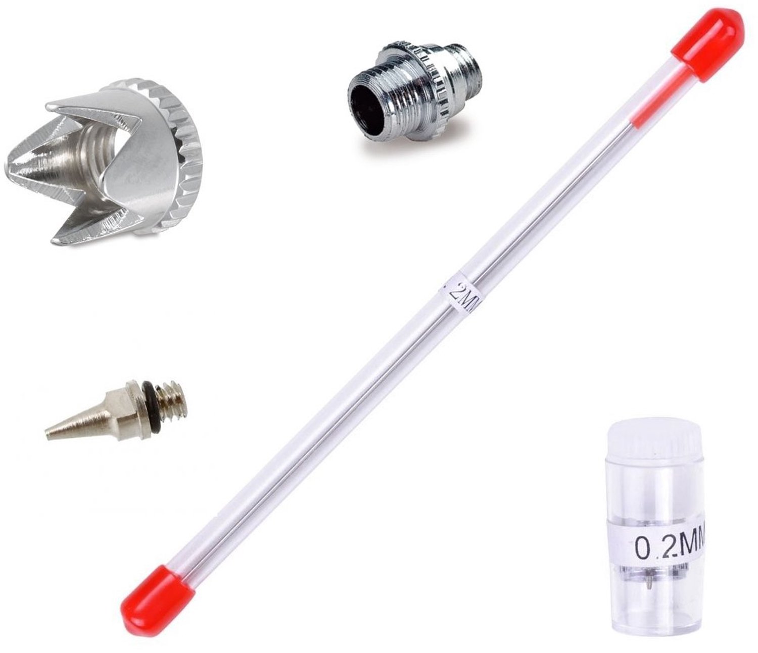 Airbrush Kit 0.2 mm met Nozzle en Needle
