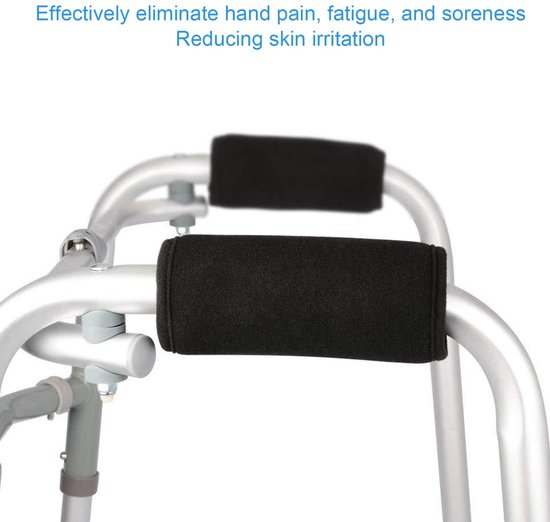 Krukhandvatkussens Memory Foam - Antislip Oppervlakken - Eenvoudige Installatie - Loophulp - Handpijn Verminderen - Professionele Klantenservice - Loopkrukken — afbeelding 2