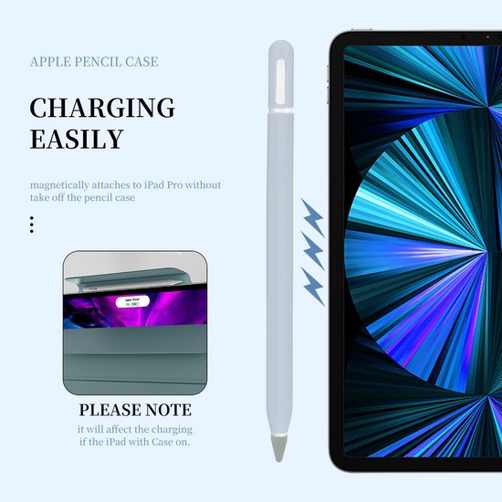 Set van 3 Silicone Beschermhoezen voor Apple Pencil Pro — afbeelding 3