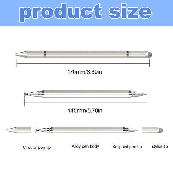 3-in-1 Magnetische Touch Pen voor Keukenmachines — afbeelding 5