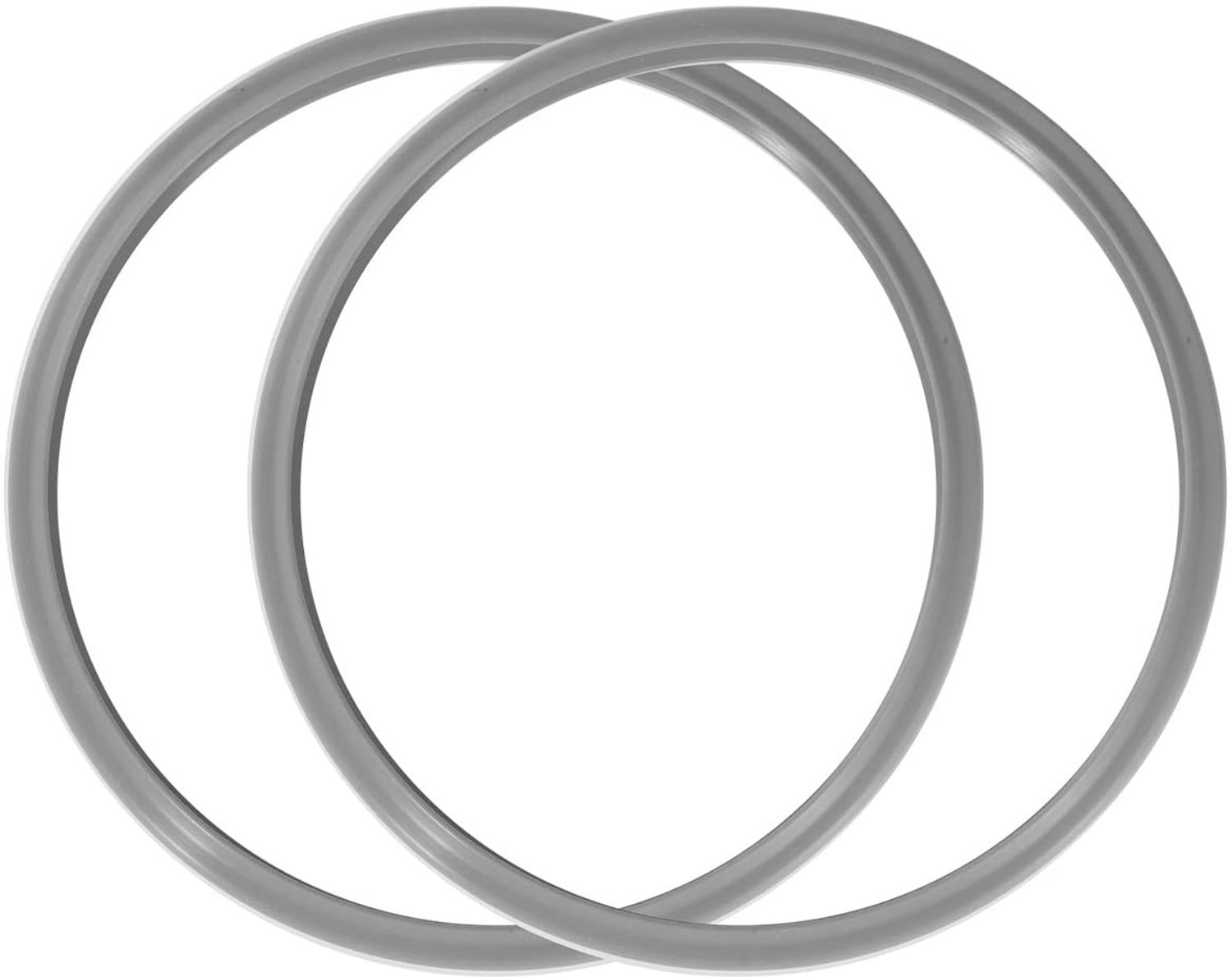 Afdichting Vervangend - 2x Siliconen Afdichtingen - Hittebestendig - Voedselveilig - Compatibel met Snelkookpannen - Diameter 22 cm - Siliconenring