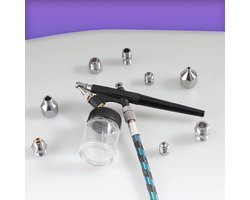 ABEST Airbrush-adapter 7 stuks slangadapterset airbrush schroefdraad stekker voor Connect Airbrush en compressor - ShopVlot