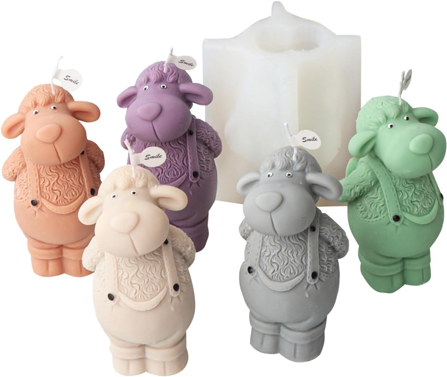 3D Dierenvormen voor Gieten - Siliconen Mallen voor Zeep, Kaarsen en Resin DIY Creaties