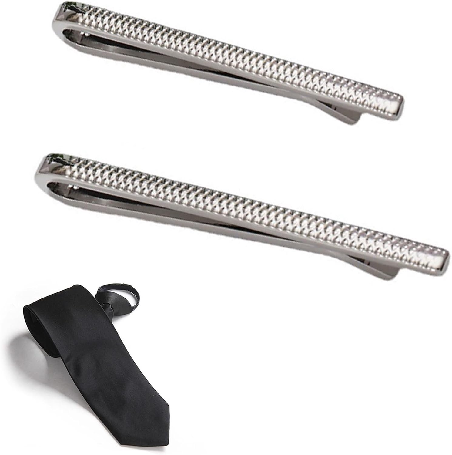 Dailygoods- Dasspelden Klassiek - Smalle Dasspelden - Dasspelset voor Bruiloft - Valentijnsdag - Jubileum - Geschikt voor Formele Kleding - Stropdasac