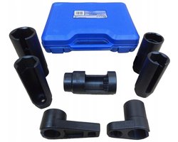 7-delige Lambda & Injector Dop Set Cr-V Staal 1/2" & 3/8"