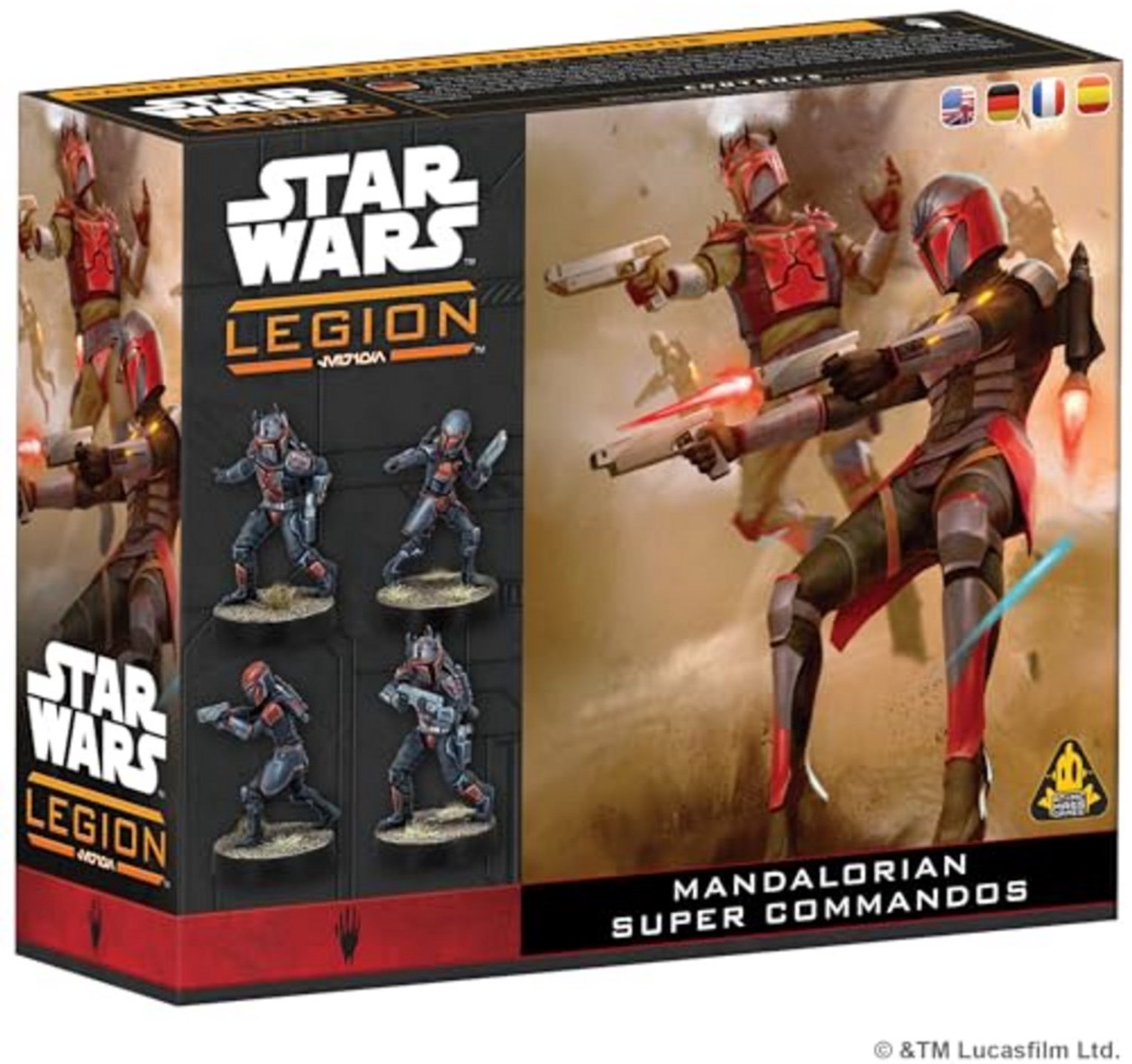 Atomic Mass Games Star Wars: Legion - Mandalorian Super Commandos.