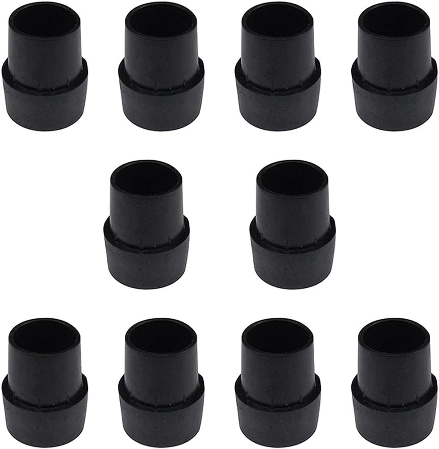 Dailygoods- Trampoline Been Cap Antislip - 10 Stuks - Rubber Voetbescherming - Meubelpads - Geschikt voor 2,5 cm Ronde Benen - Duurzaam Accessoire