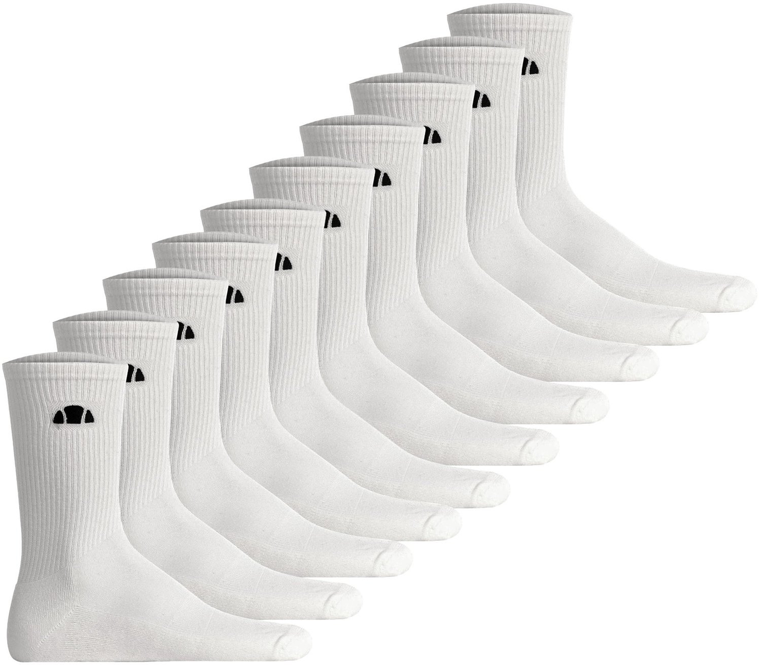 Ellesse Sokken ALACRE Crew Socks 10P Set van 10 Wit