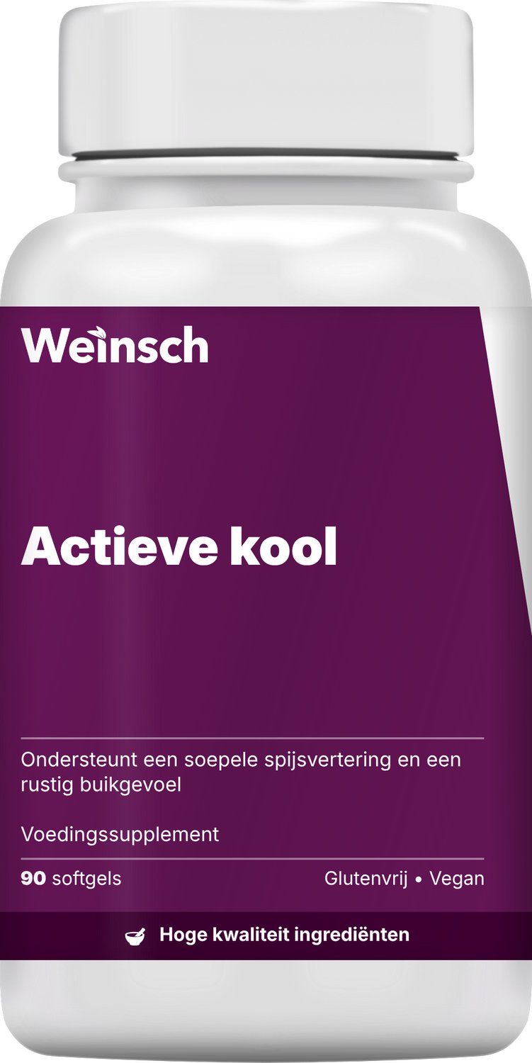 Weinsch Actieve kool | 840mg | 90 softgels
